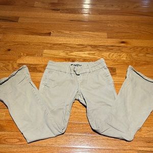 Delia’s Junior Skinny wide leg Khaki